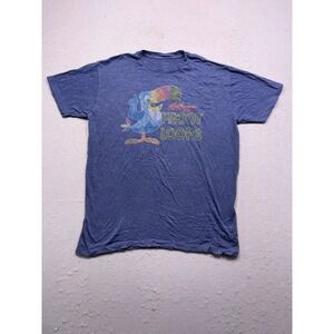 Kellogg's Froot Loops T-Shirt Cotton Blend Heather Blue XL Mens